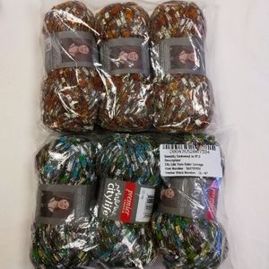 City Life Premier Yarns, 3 balls corsage, 3 balls golden.